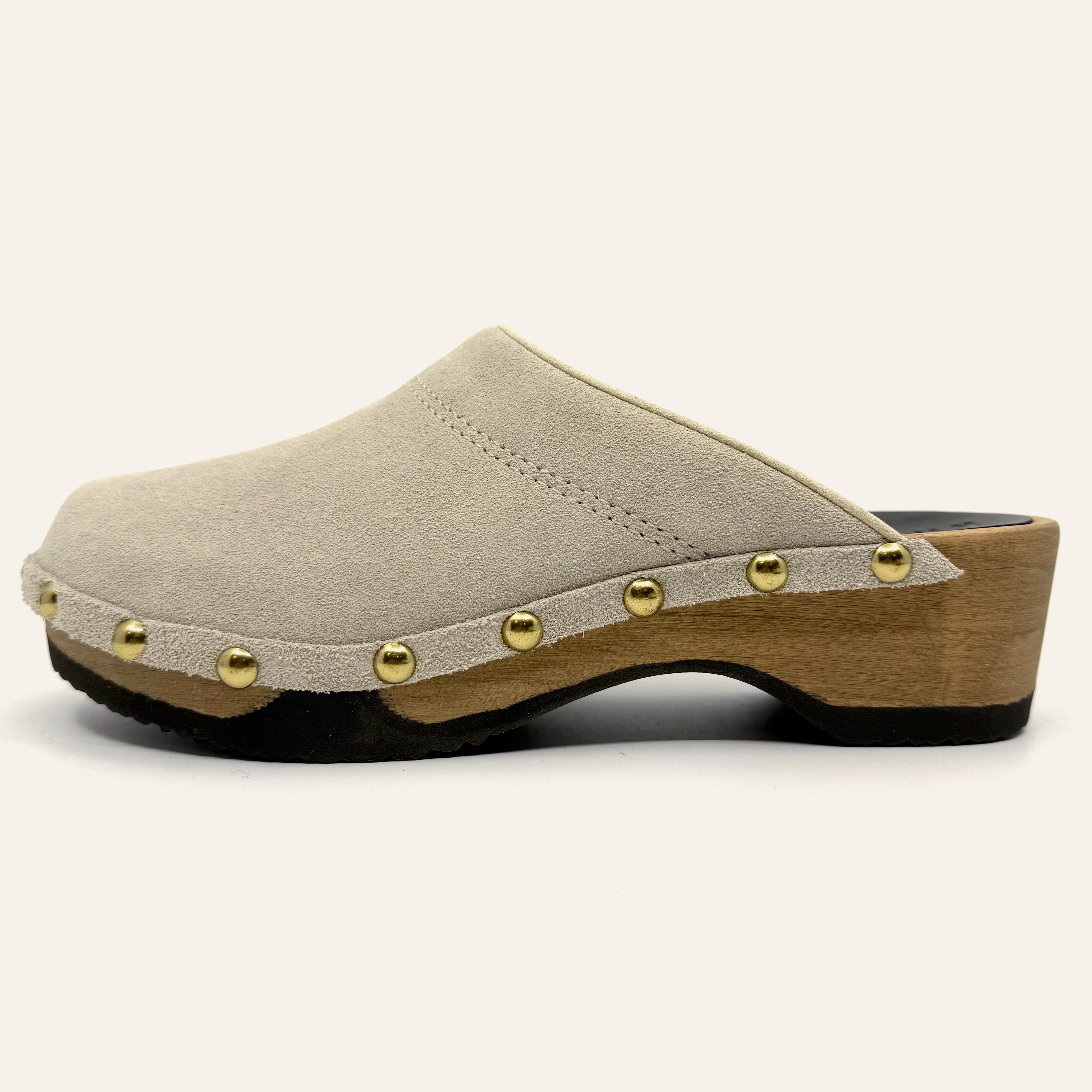 Embla | Sand Suede Studs