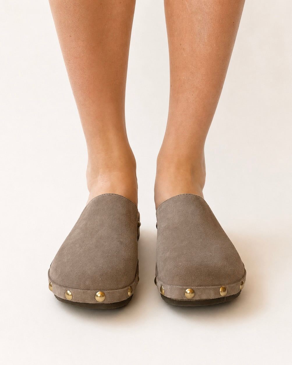 Ella | Taupe Suede Studs