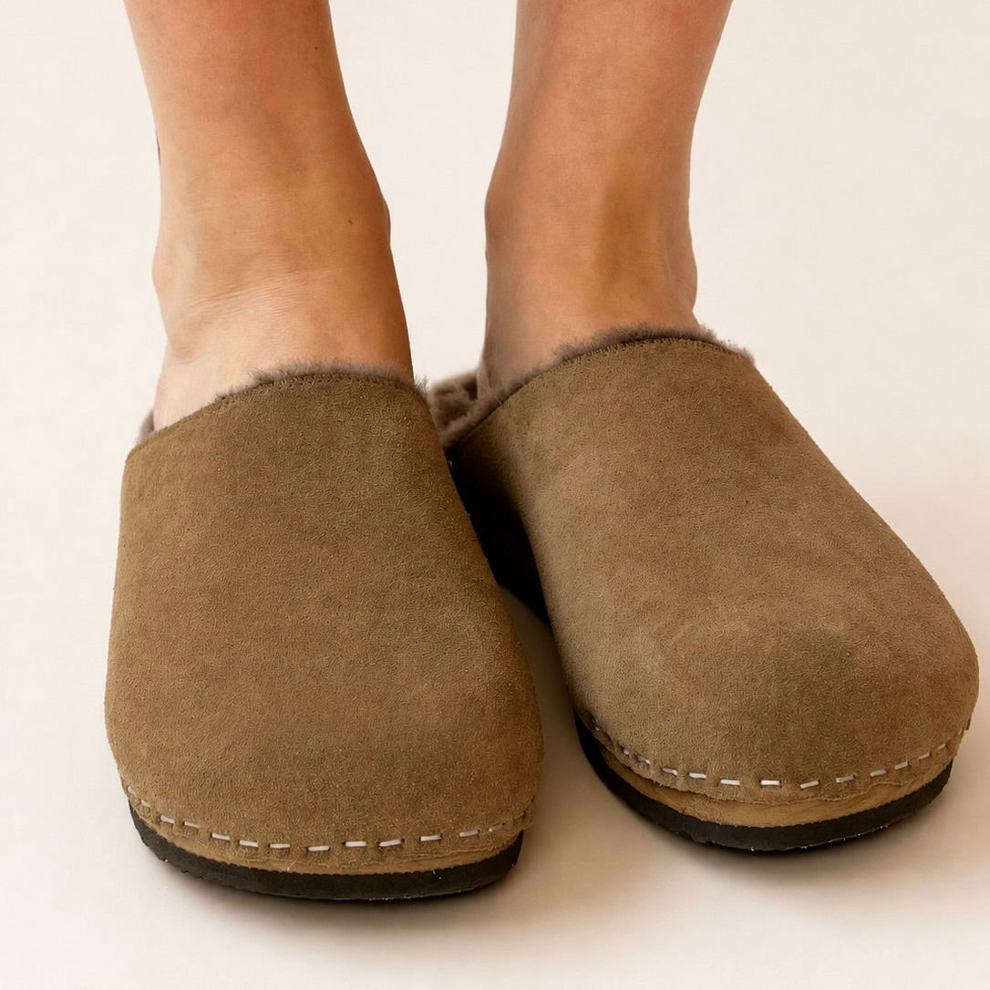 Ella | Umber Suede x Pure Lambswool