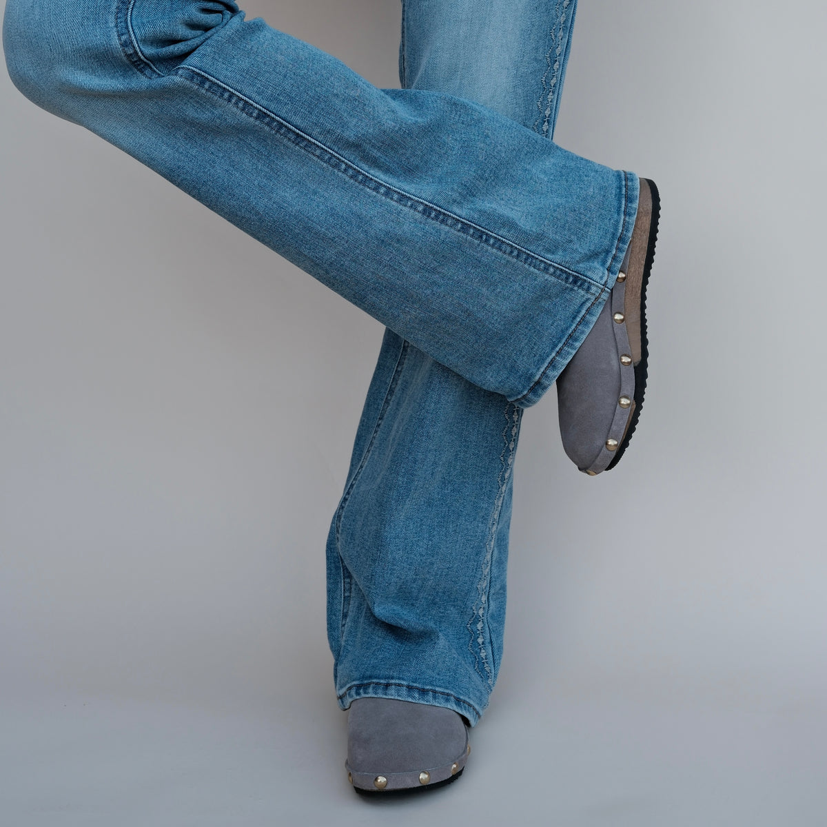 Ella | Taupe Suede Studs
