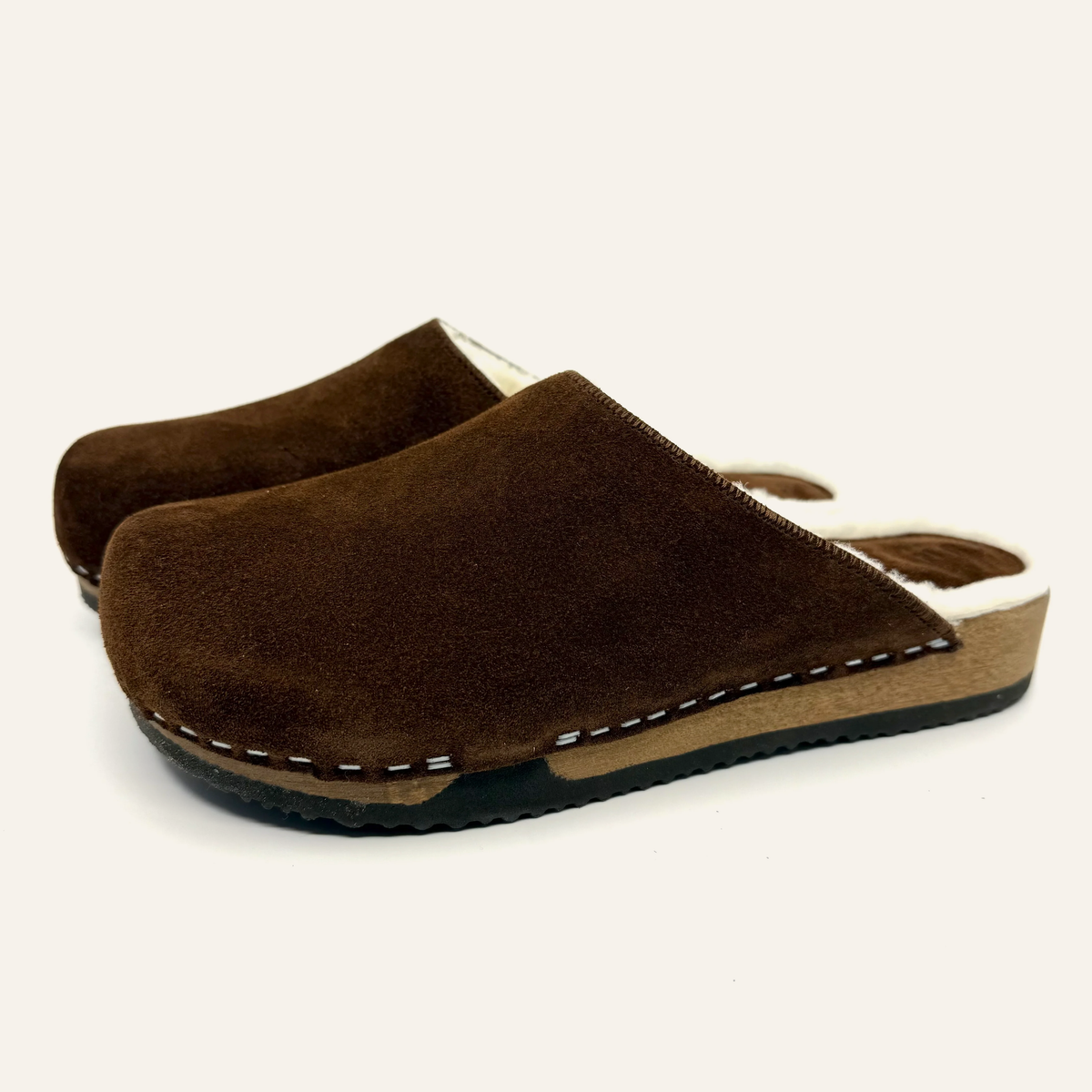 Ella | Chocolate Suede x Pure Lambswool