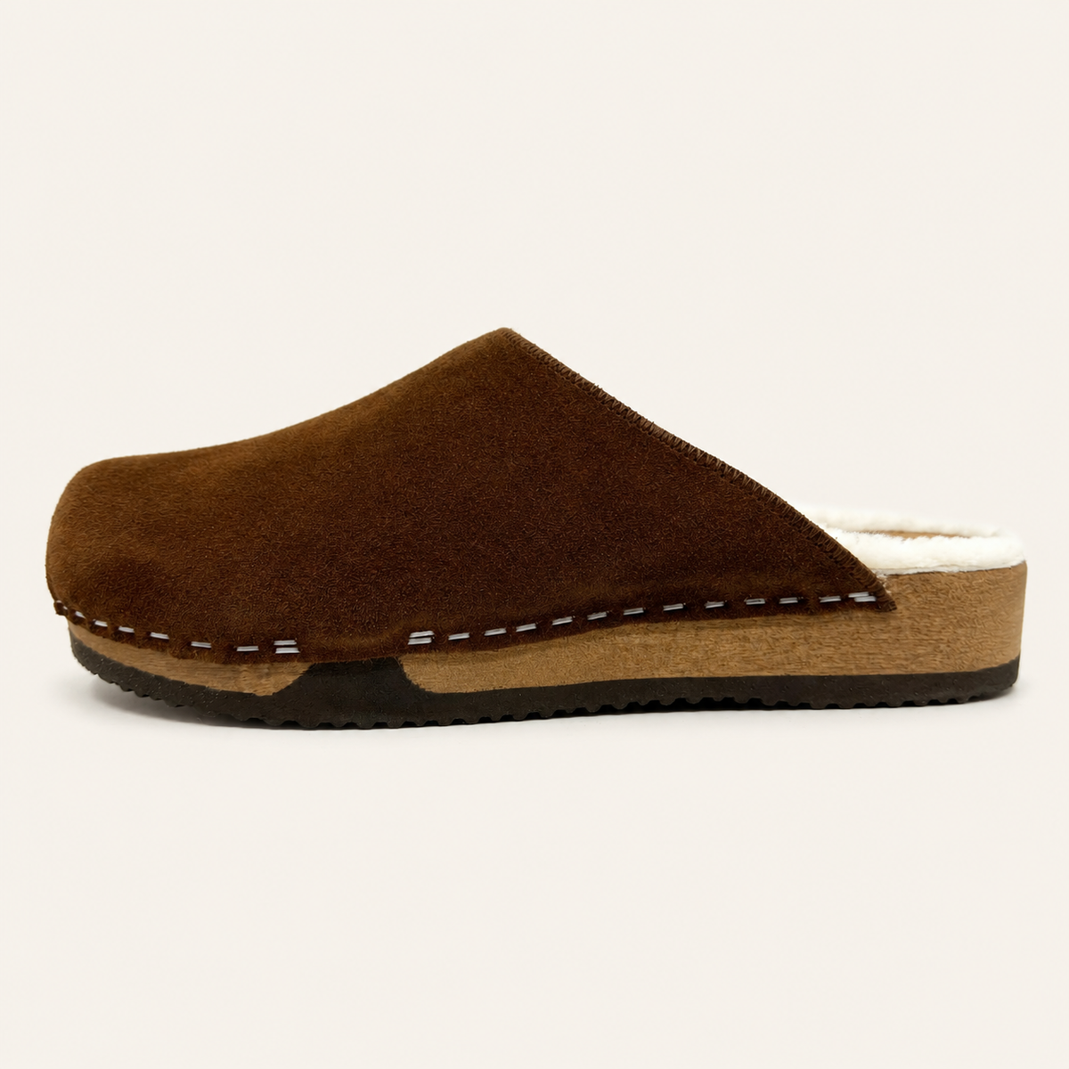 Ella | Chocolate Suede x Pure Lambswool