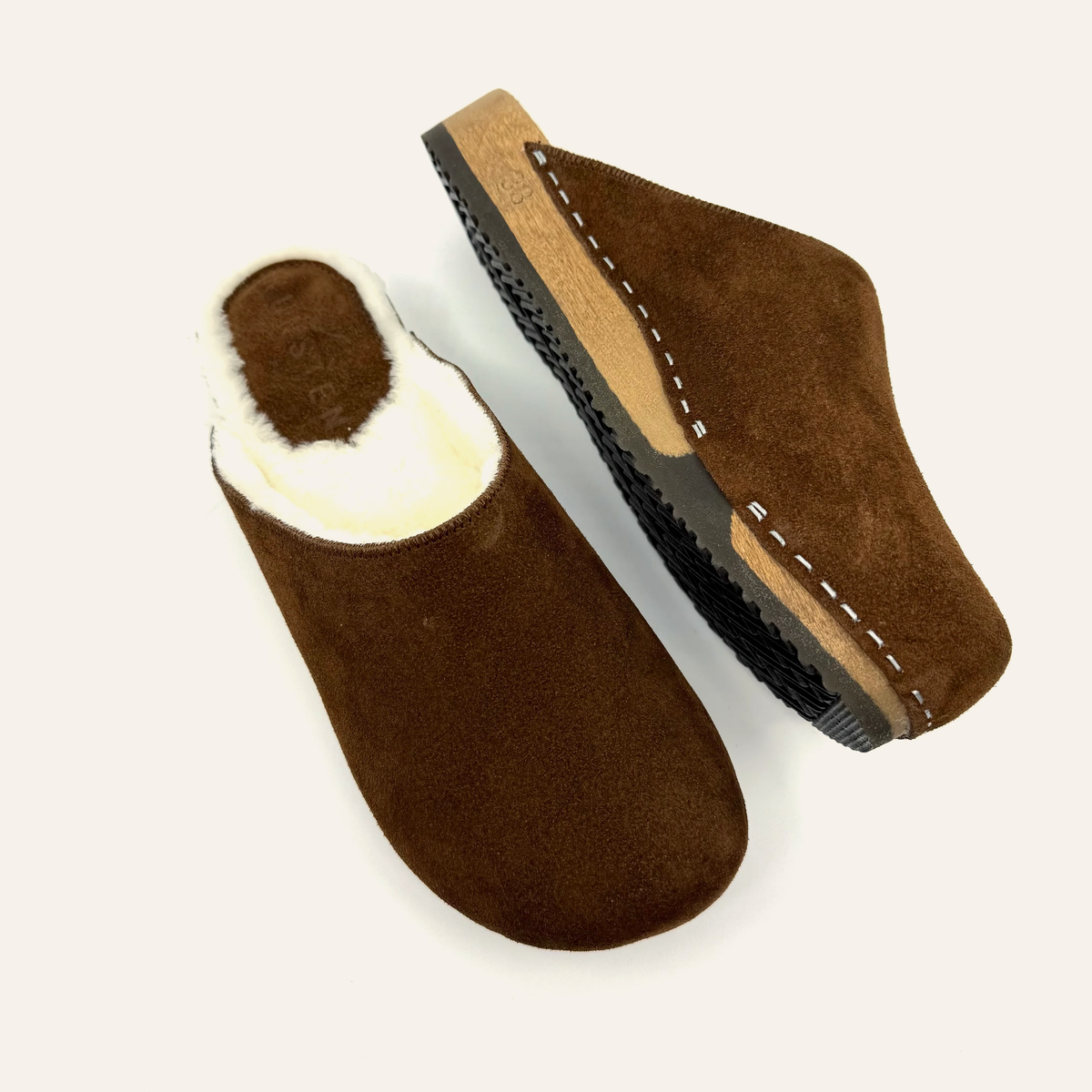 Ella | Chocolate Suede x Pure Lambswool