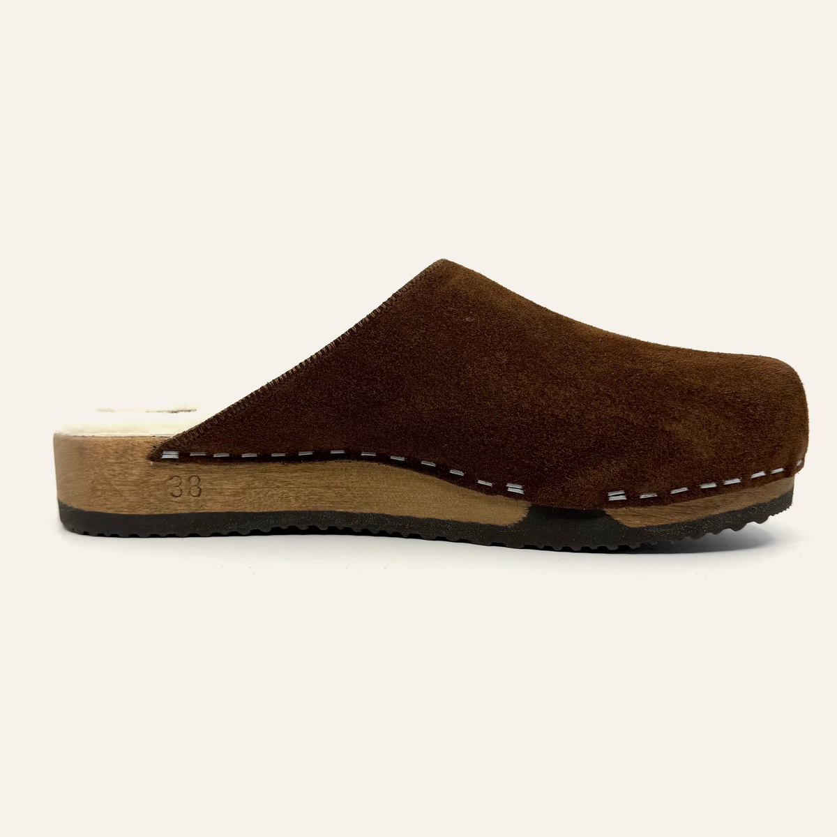 Ella | Chocolate Suede x Pure Lambswool