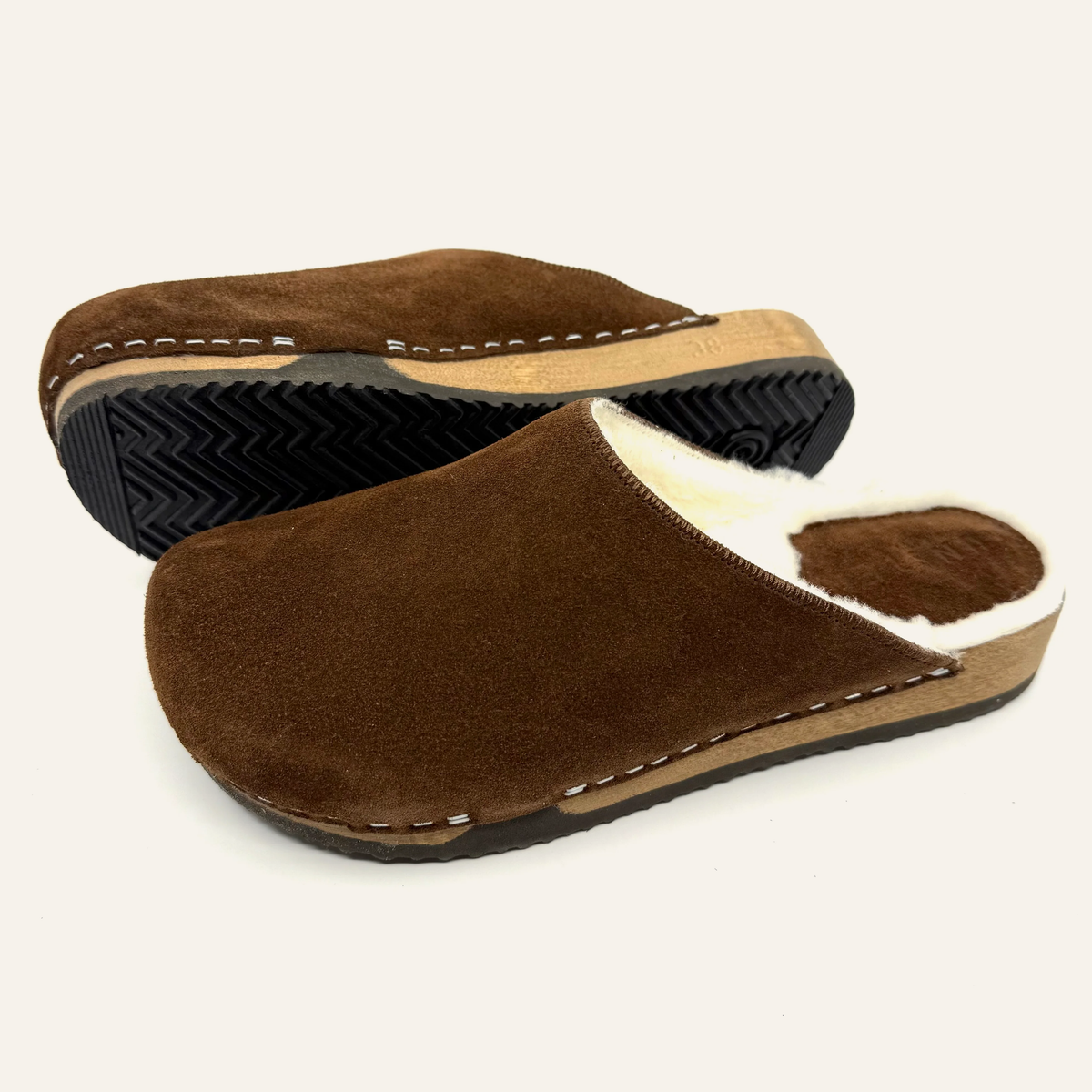 Ella | Chocolate Suede x Pure Lambswool