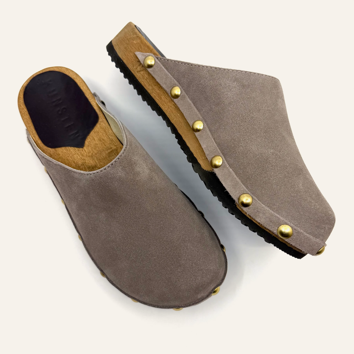 Ella | Taupe Suede Studs