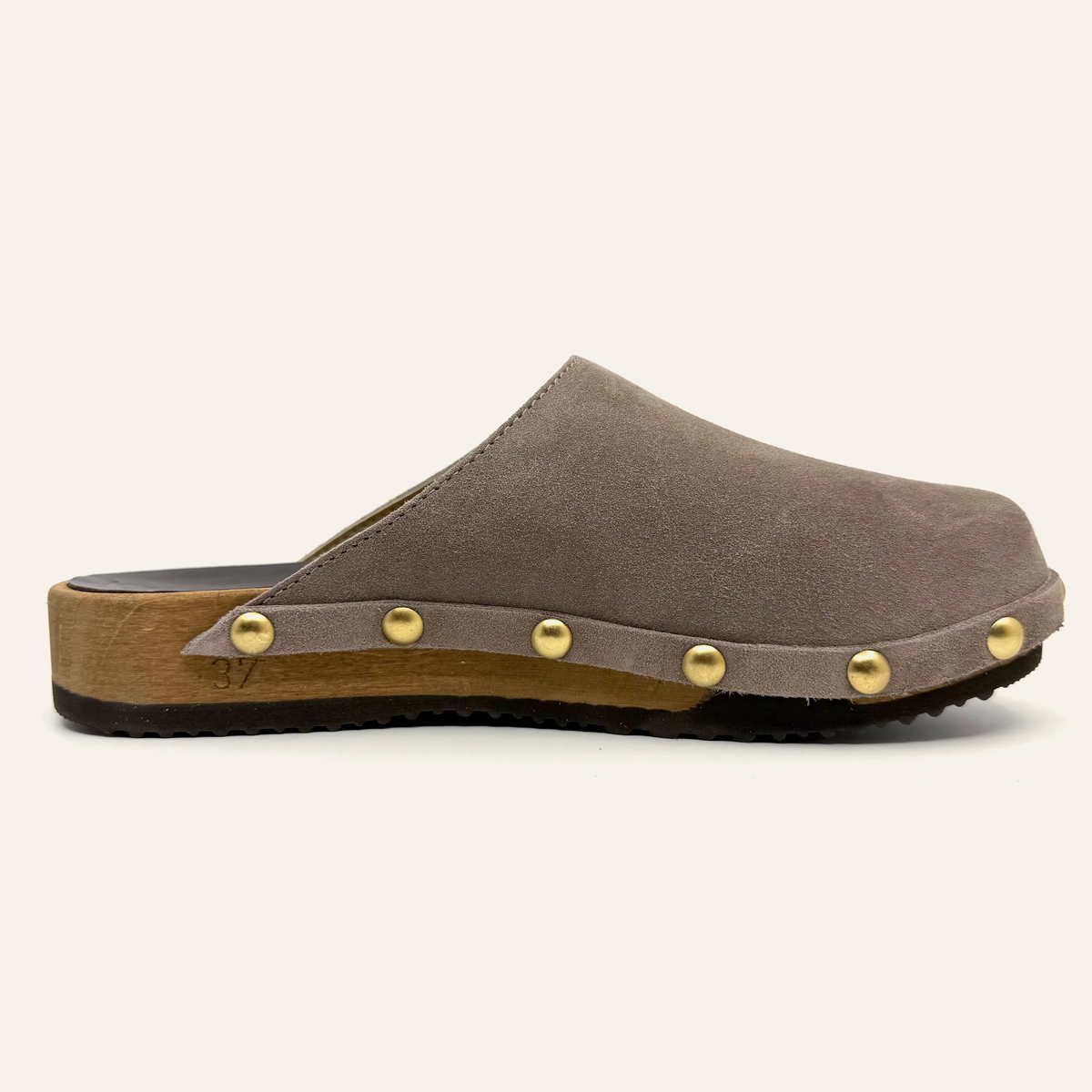 Ella | Taupe Suede Studs