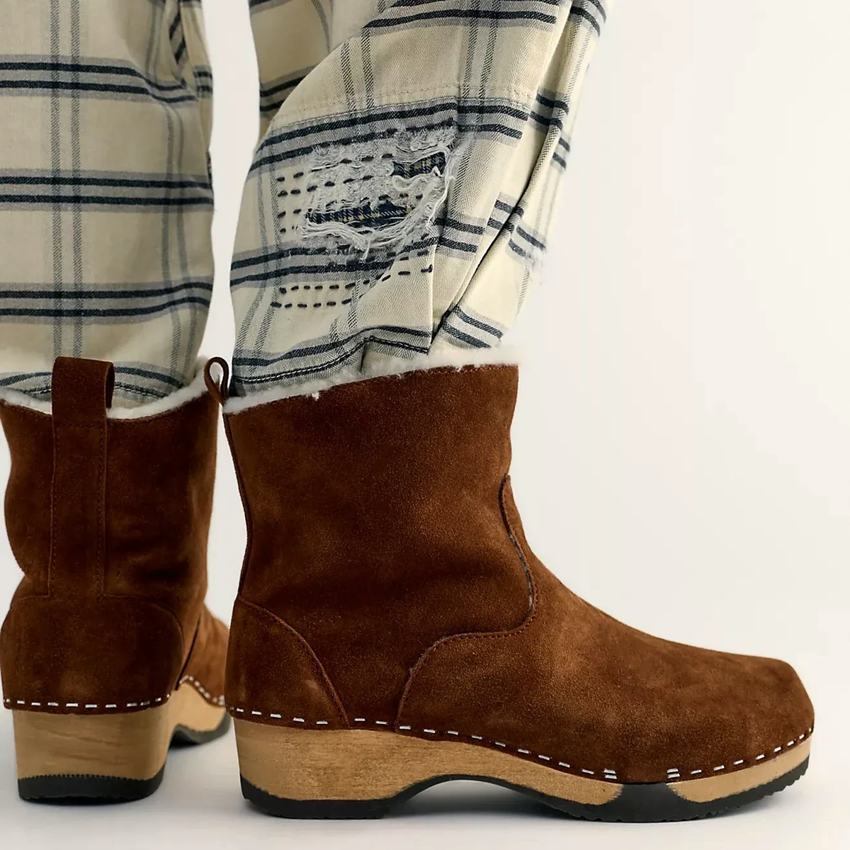 Holly | Chocolate Suede x Pure Lambswool
