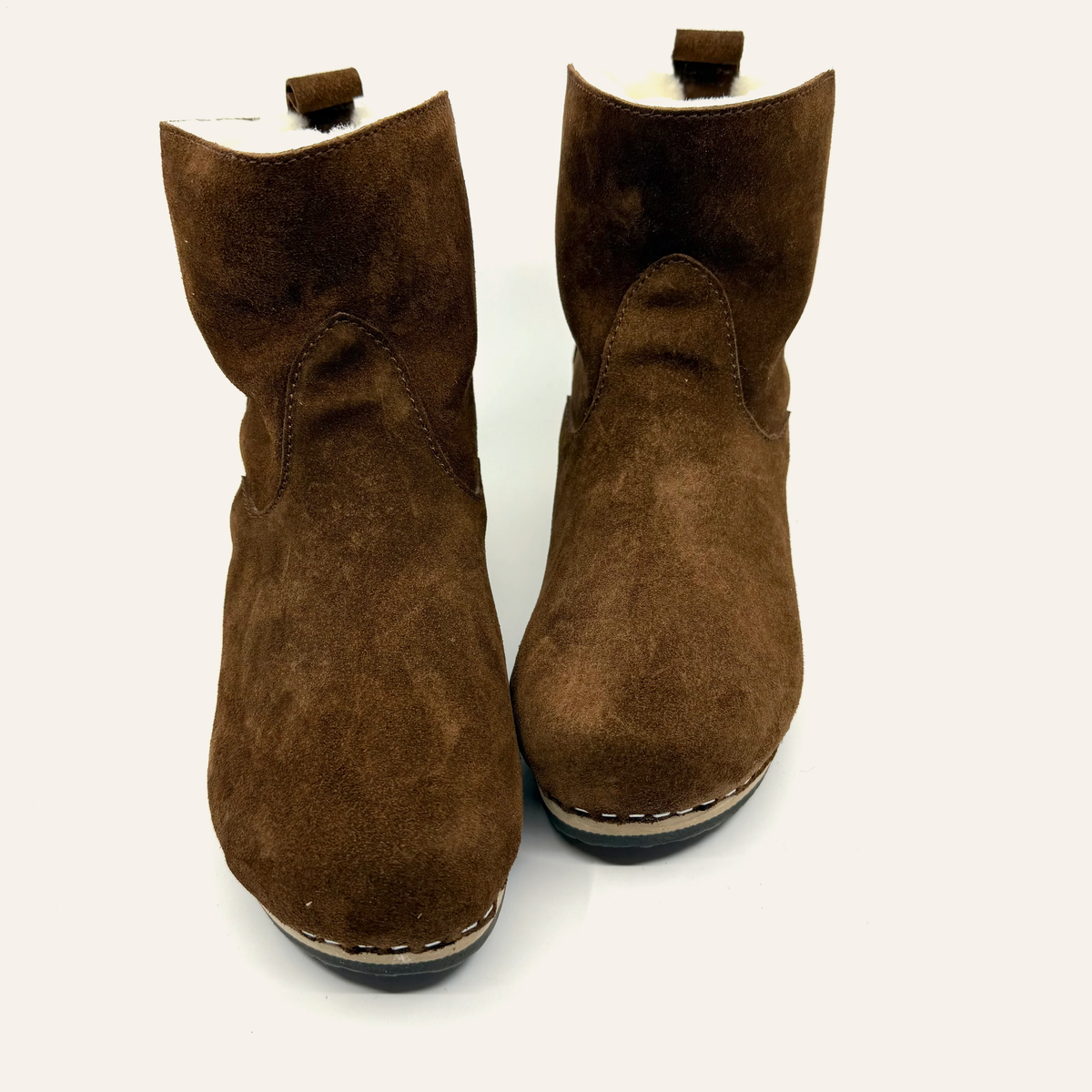 Holly | Chocolate Suede x Pure Lambswool