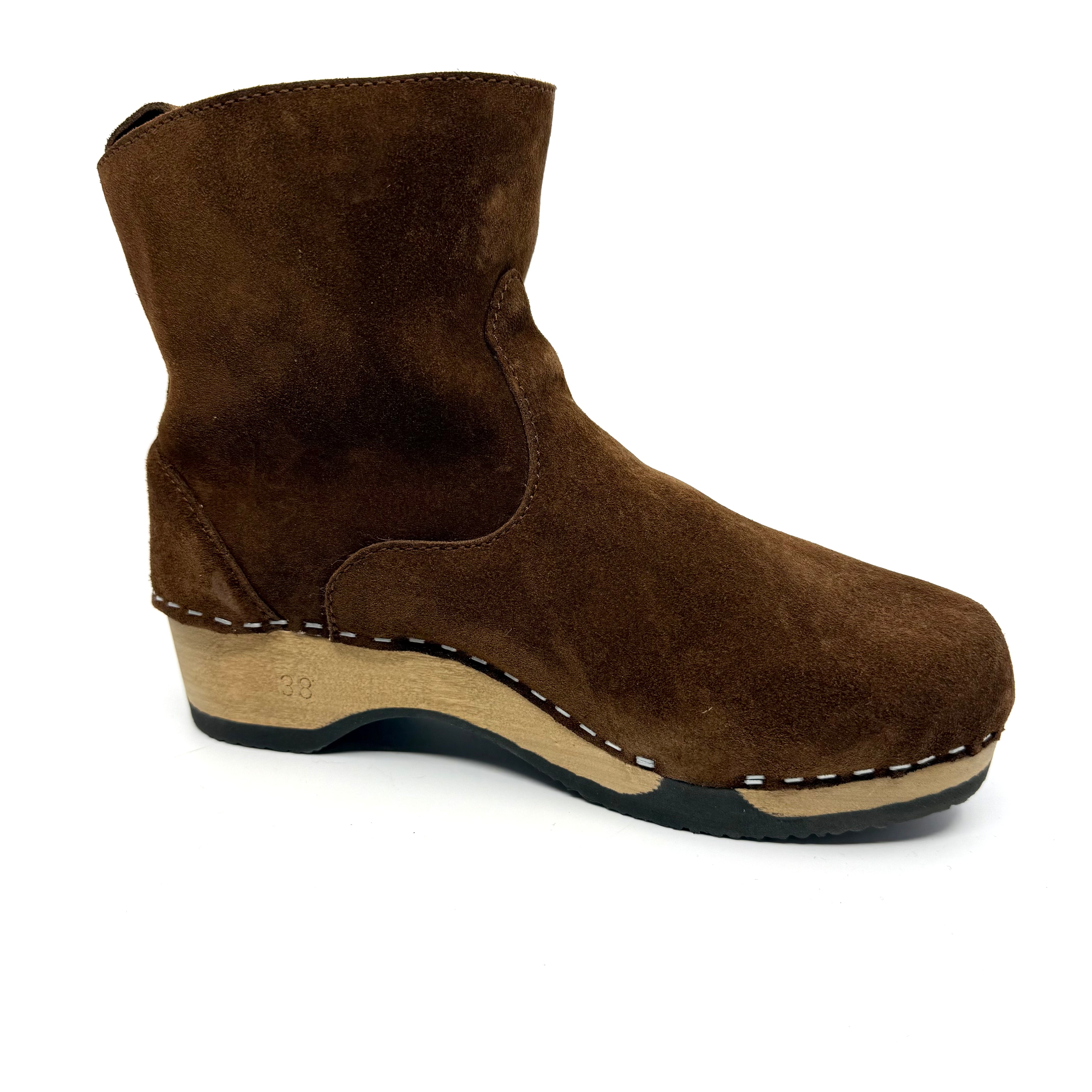 Holly | Chocolate Suede x Lambswool Shearling