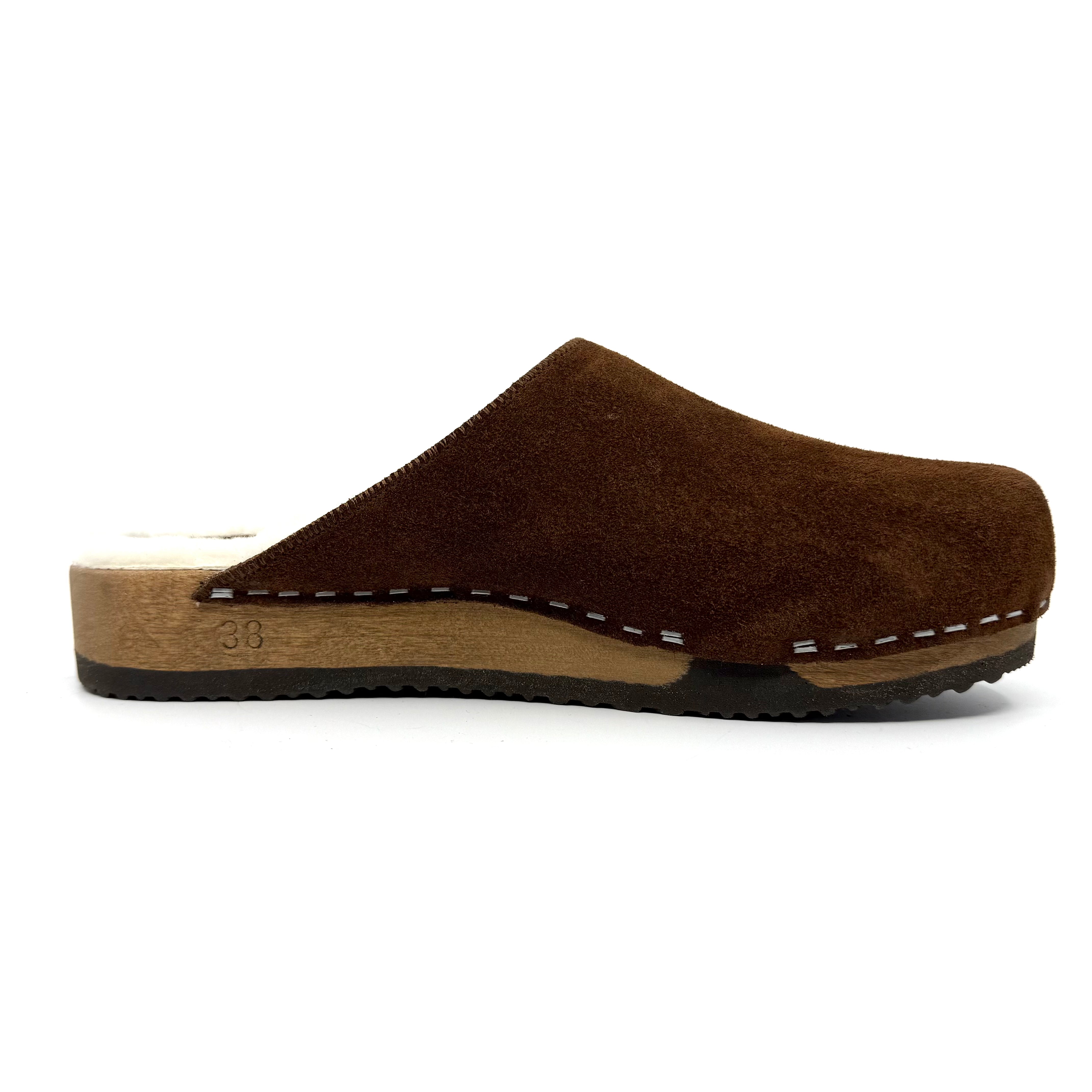 Ella I Chocolate Suede x Lambswool Shearling