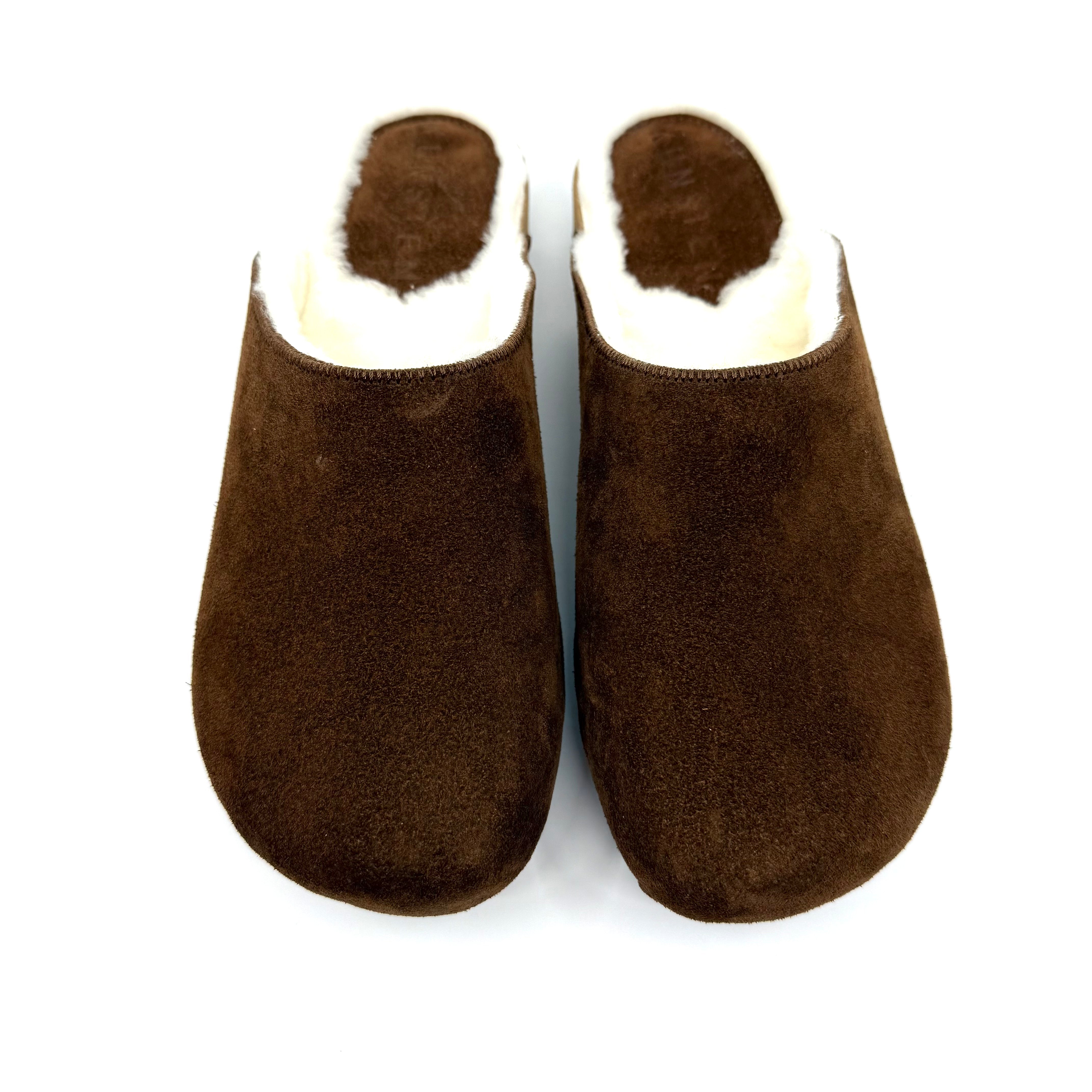 Ella I Chocolate Suede x Lambswool Shearling