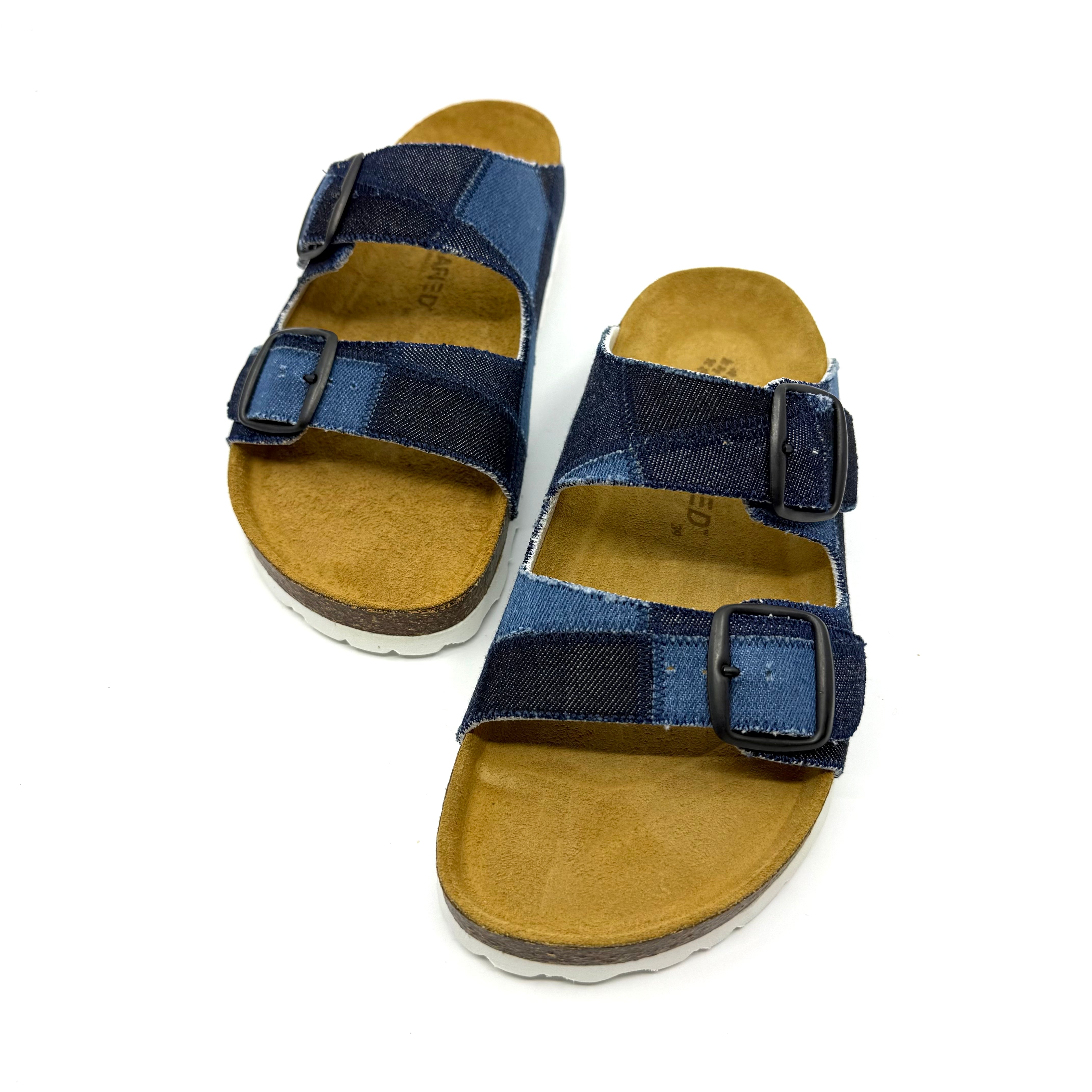 STUDIO SALE I Thora Indigo Denim Patchwork