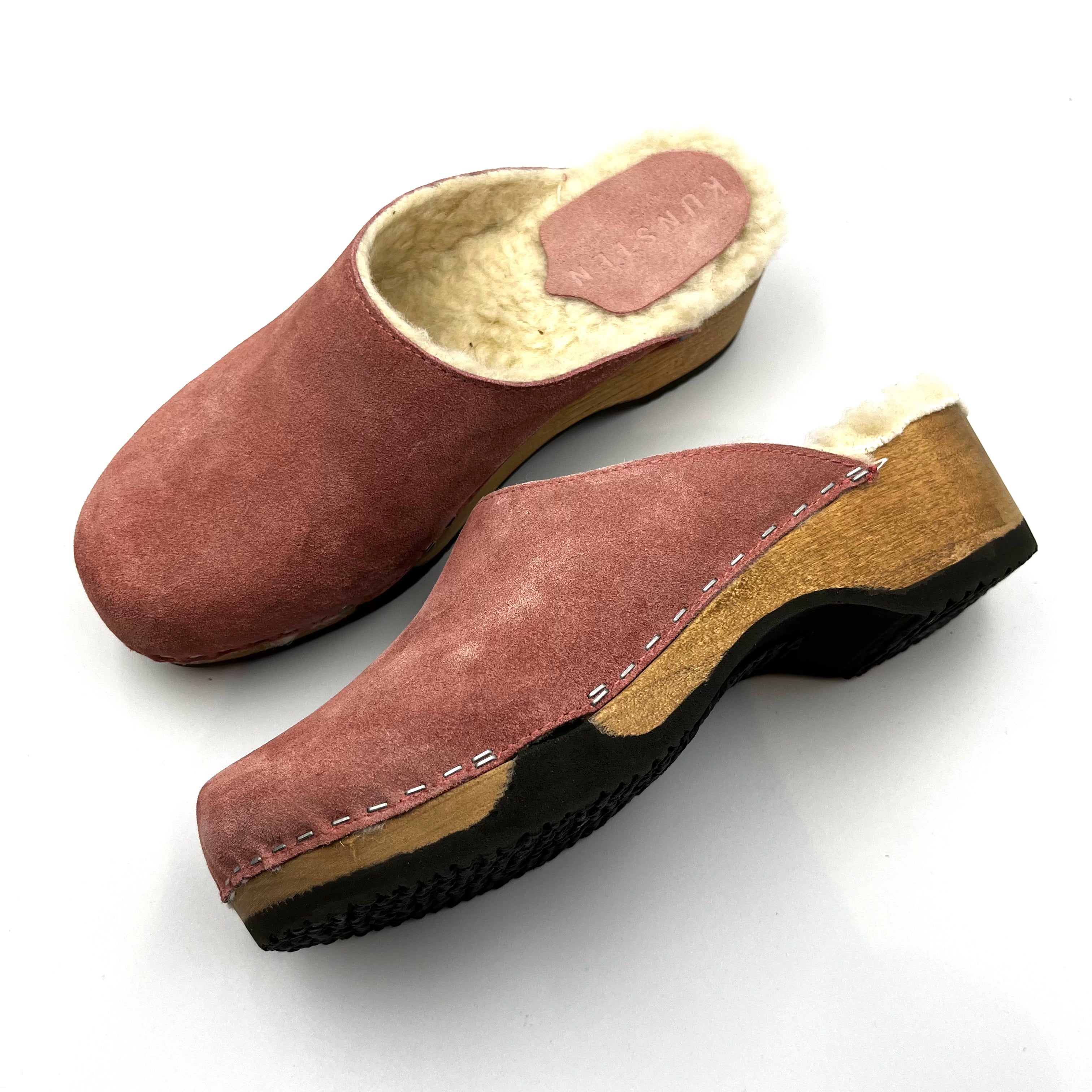 STUDIO SALE | Baby Pink Shearling EU37/US7