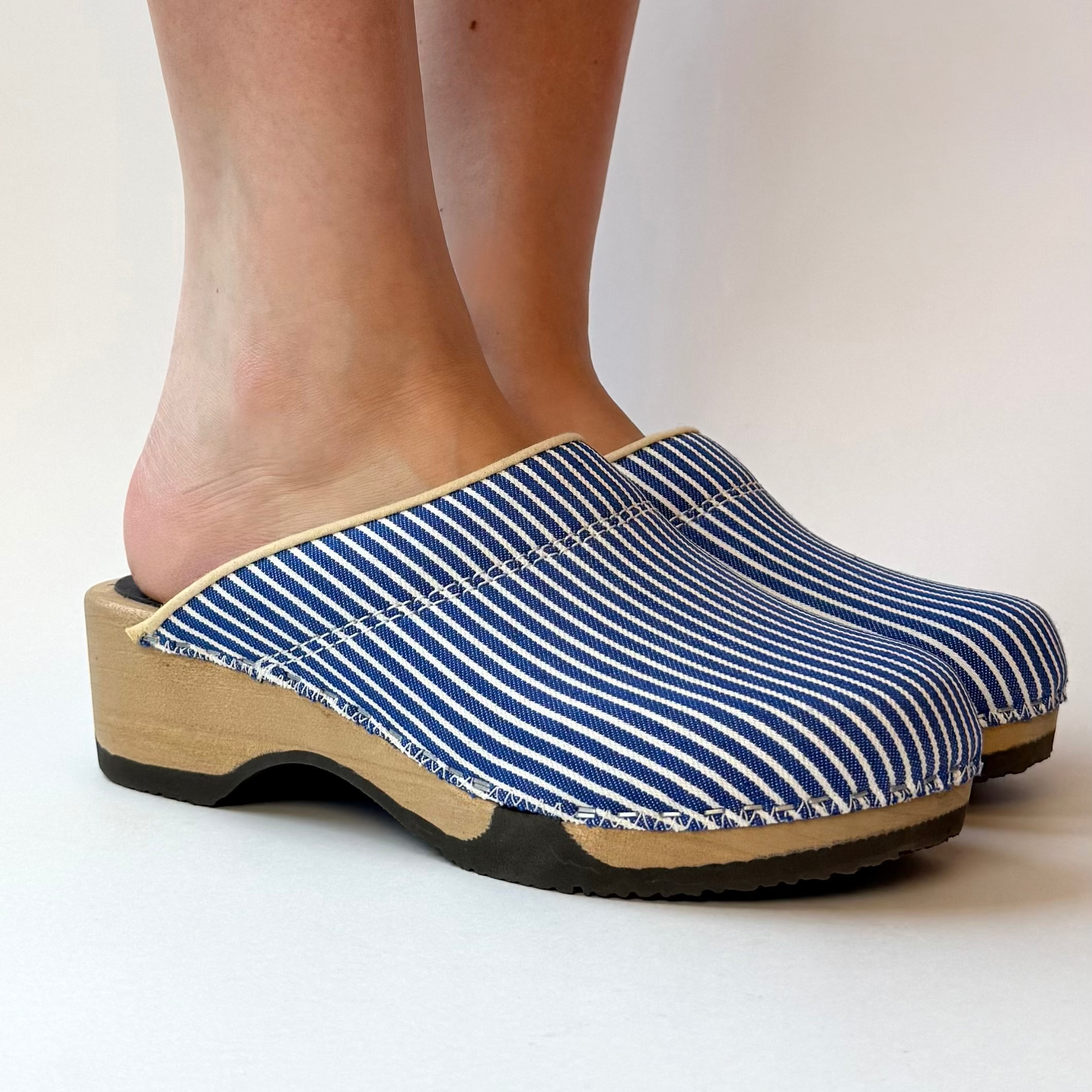 Embla | Cobalt Denim Stripes