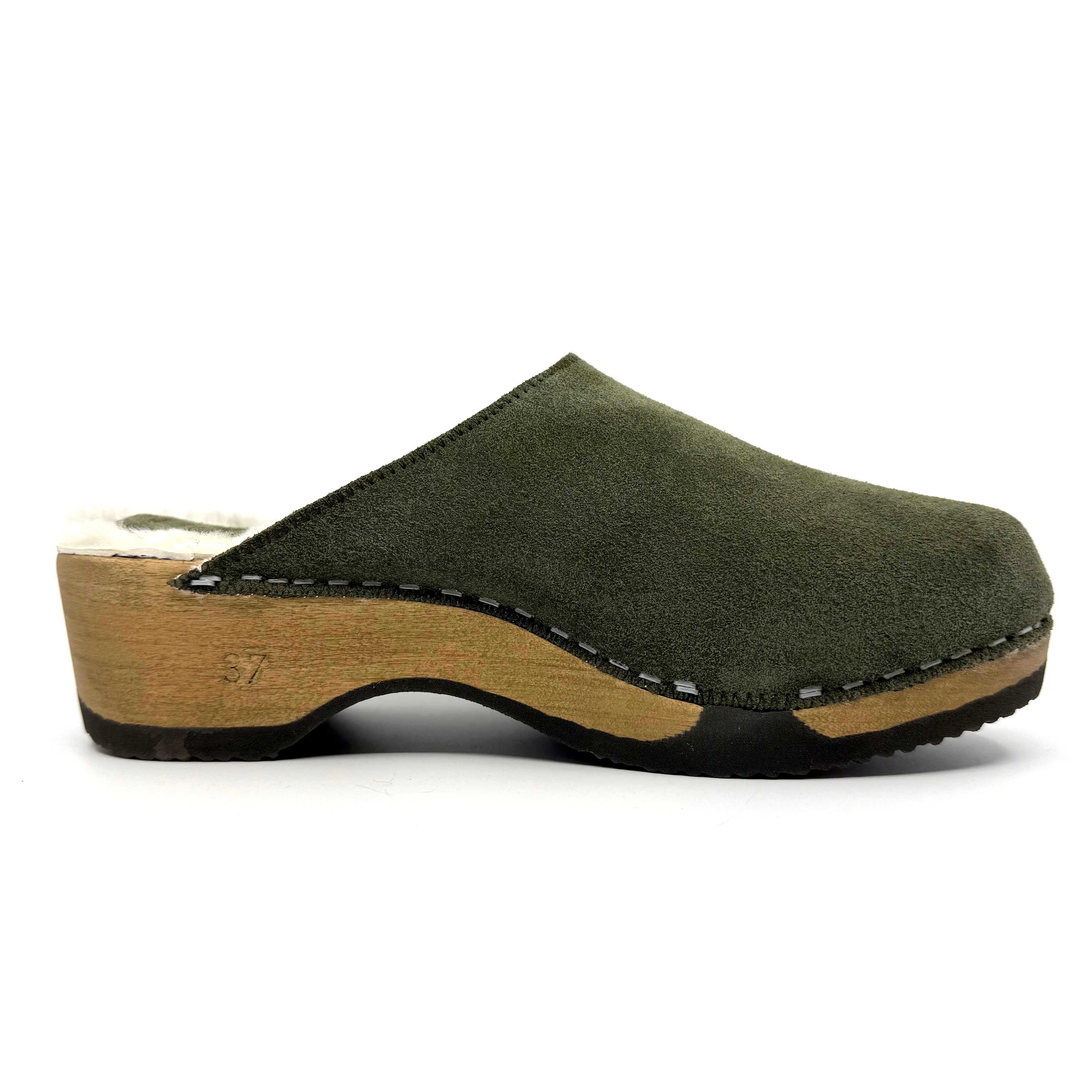 Embla I Hunter Suede x Lambswool Shearling