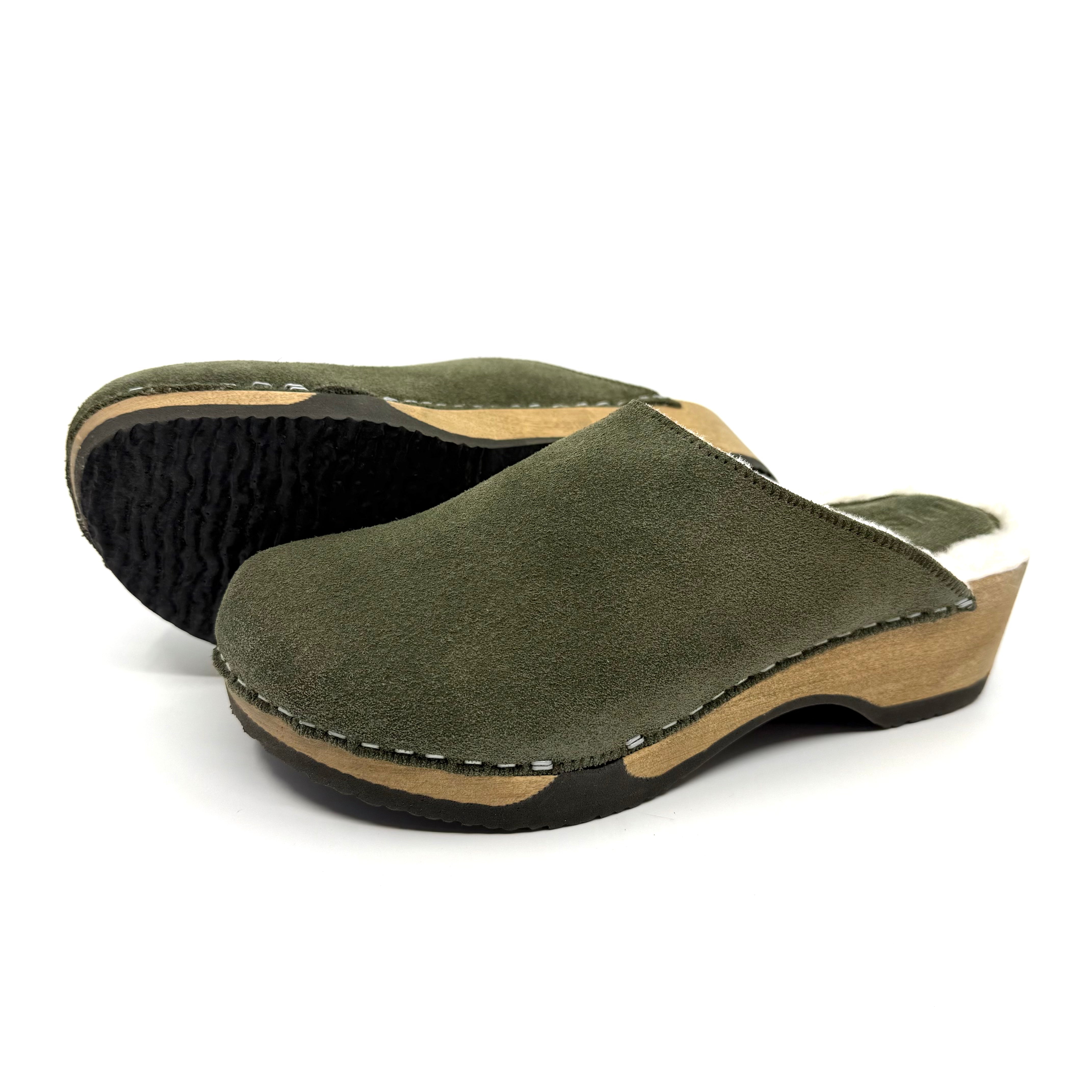 Embla I Hunter Suede x Lambswool Shearling
