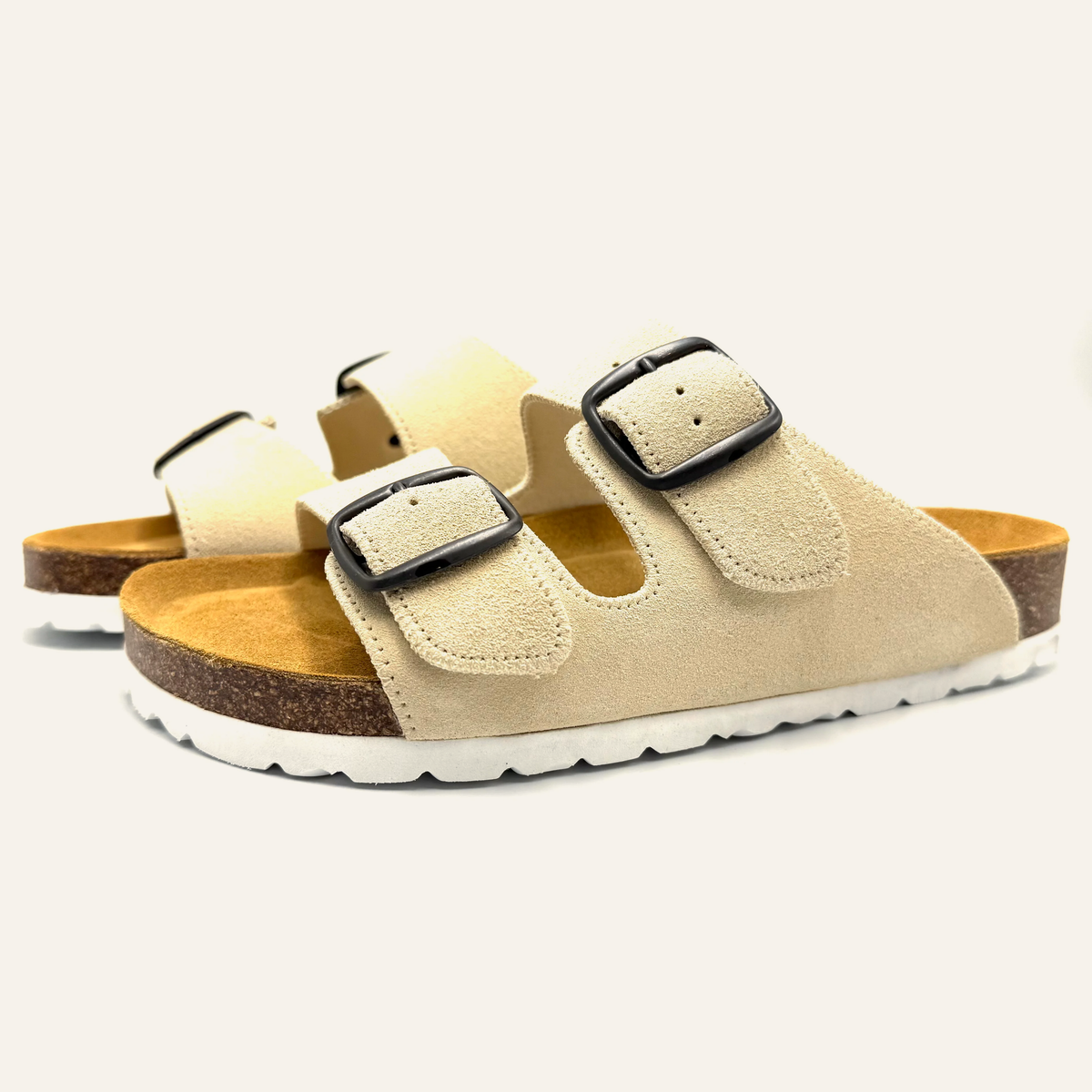 Thora | Beige Suede