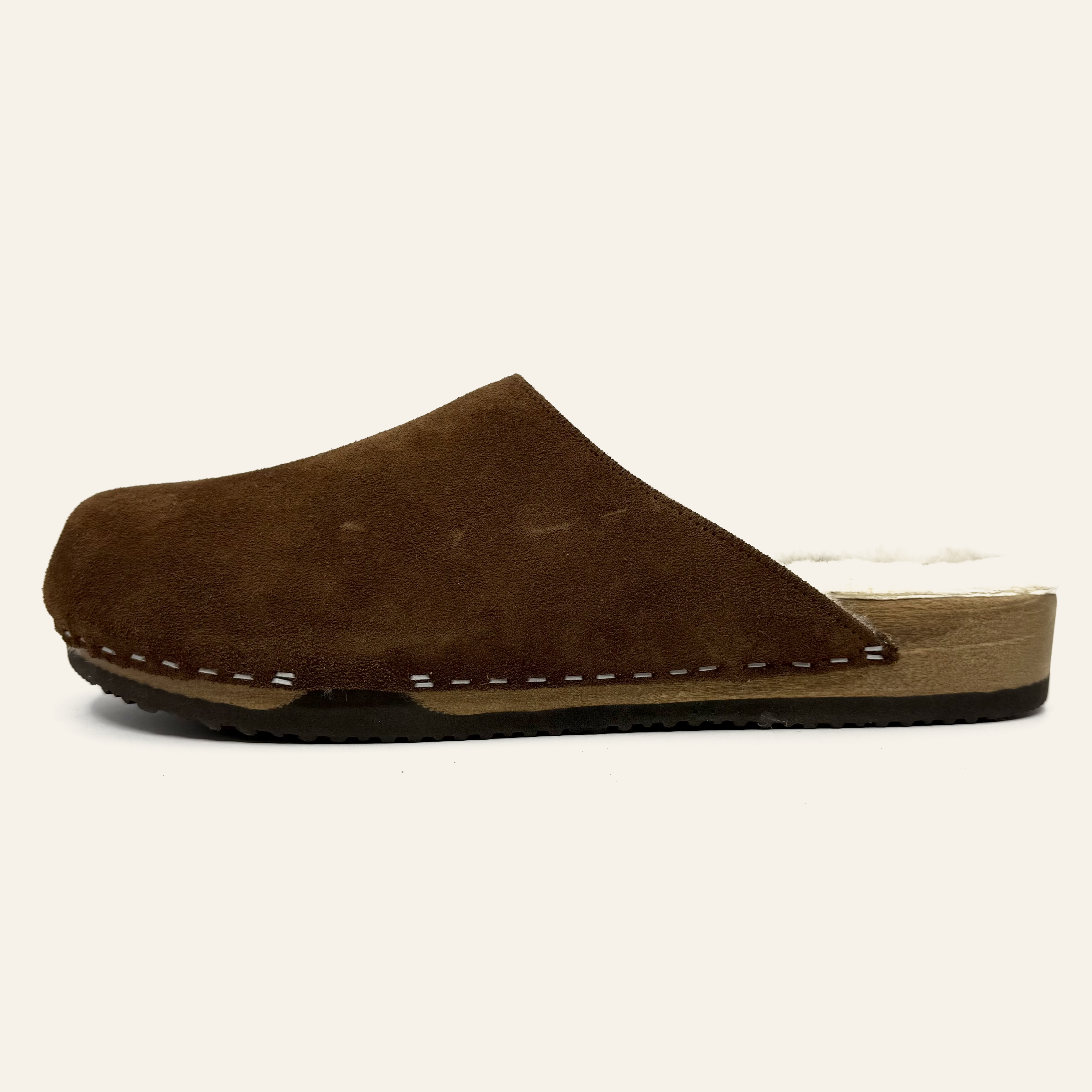 Lowrider | Men's Clogs | Chocolate Suede x Pure Lambswool