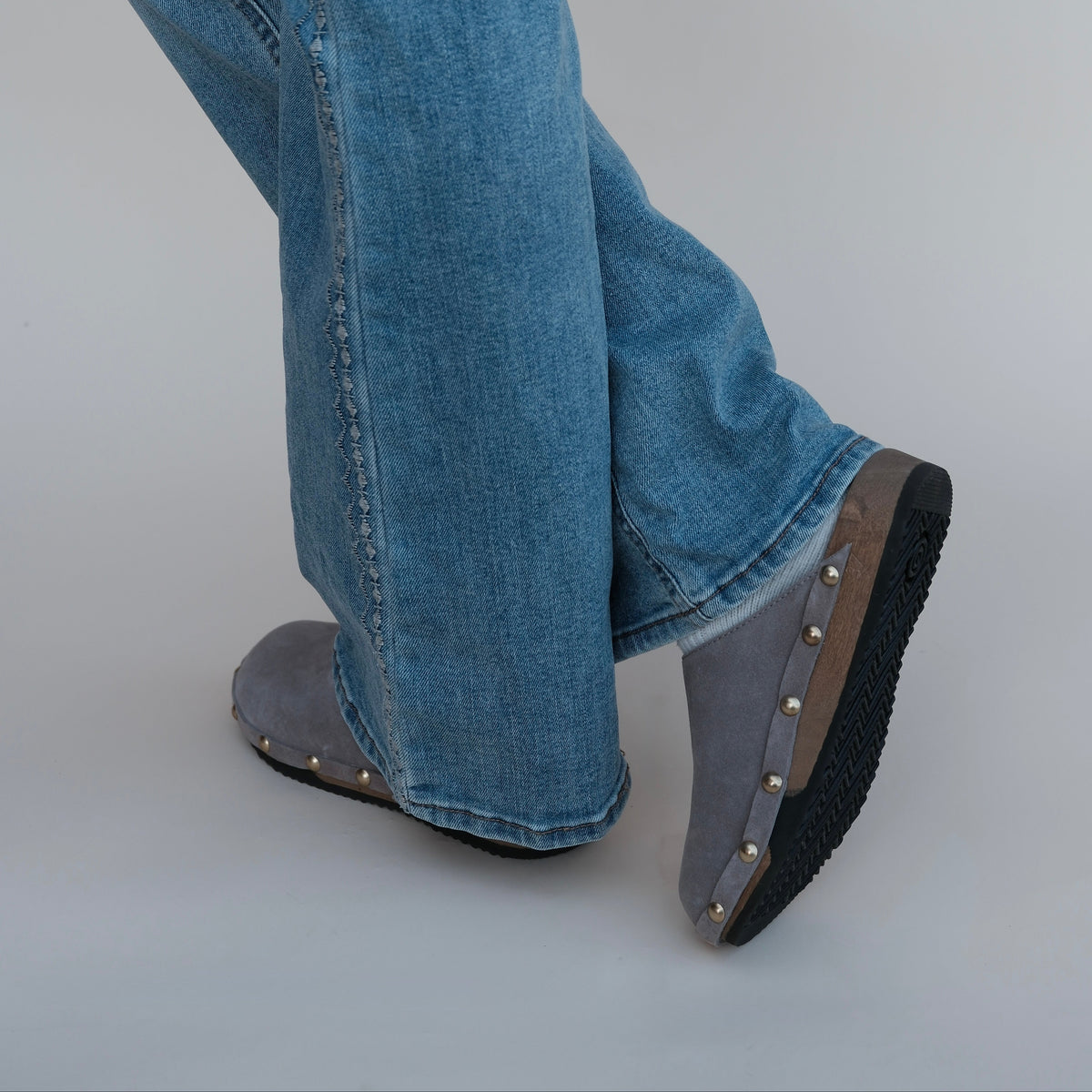 Ella | Taupe Suede Studs