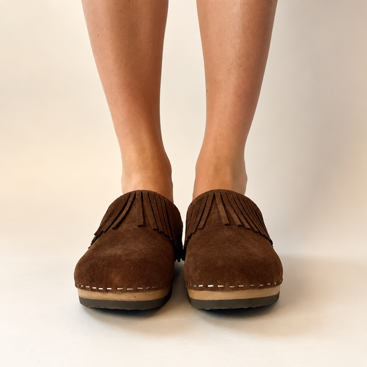 Embla Fringes | Chocolate Suede