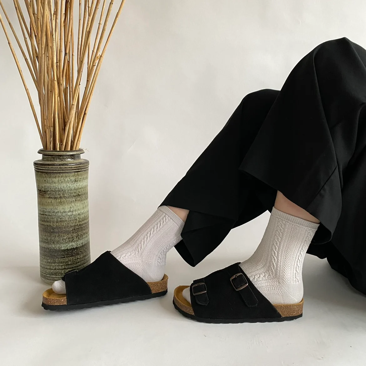 STUDIO SALE | Oda Black Suede EU39/US9