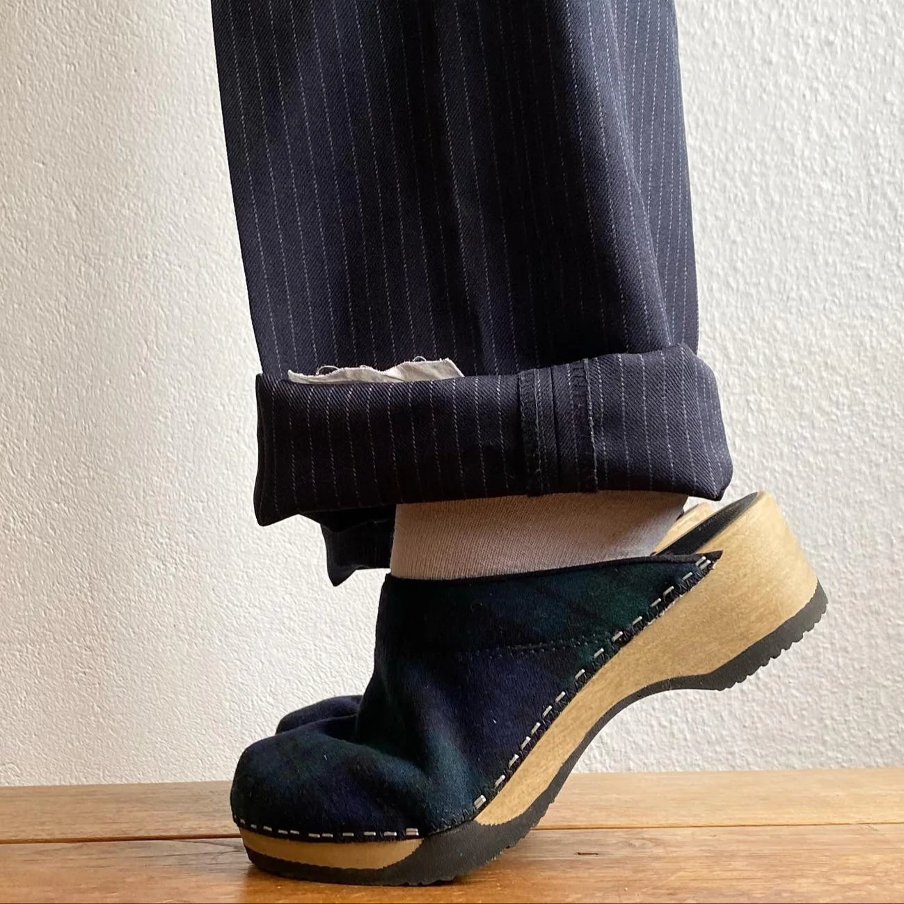 STUDIO SALE | Black Watch Tartan EU37/US7