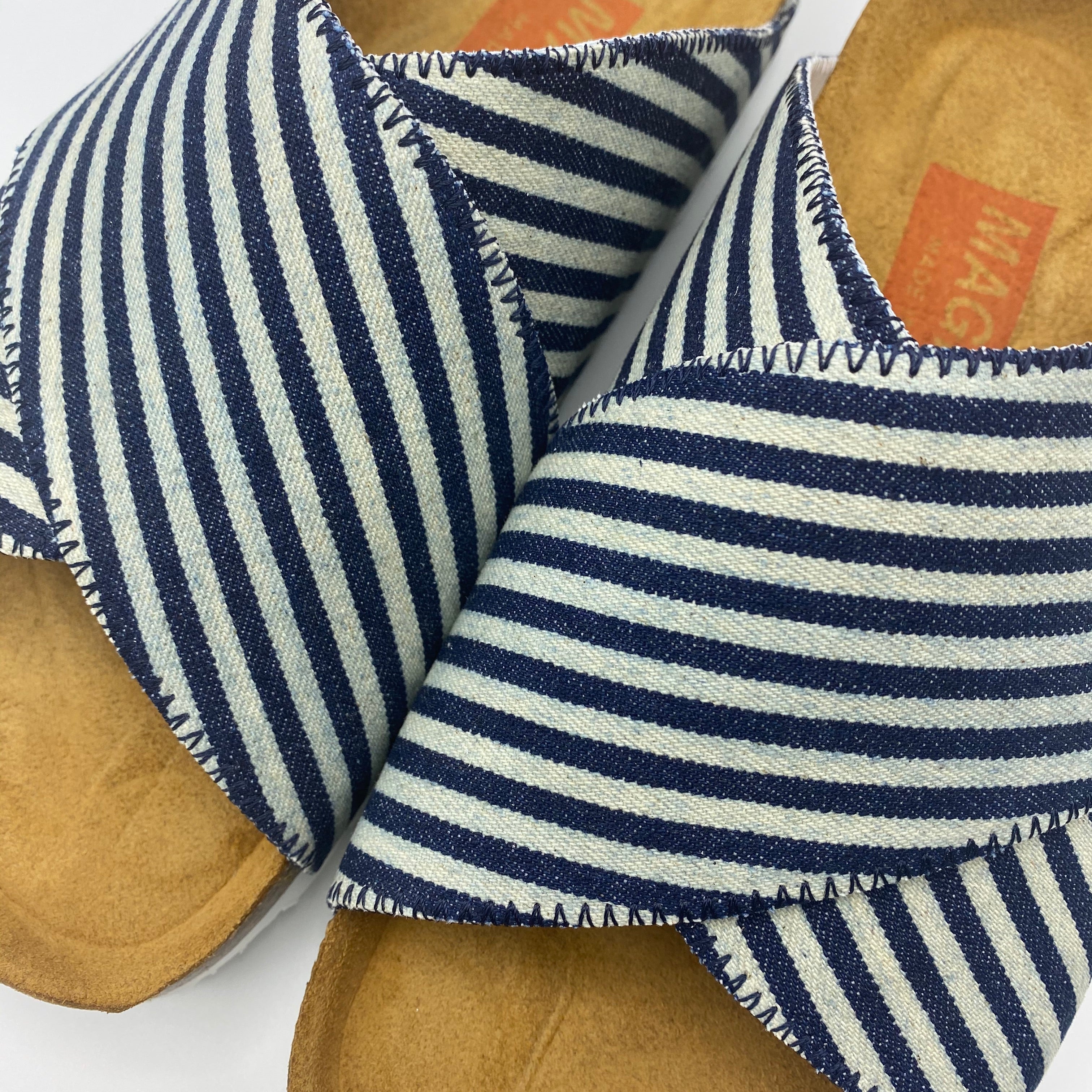 STUDIO SALE I Una Indigo Stripe Denim